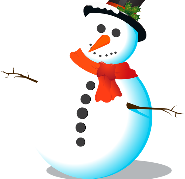 Снеговик из цилиндра