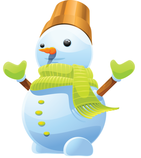 Снеговик векторное изображение