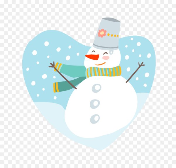 Снеговик мама