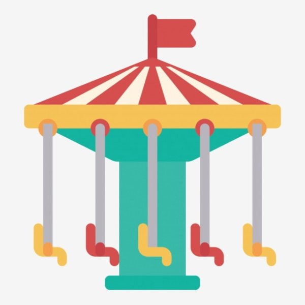 Карусель без фона