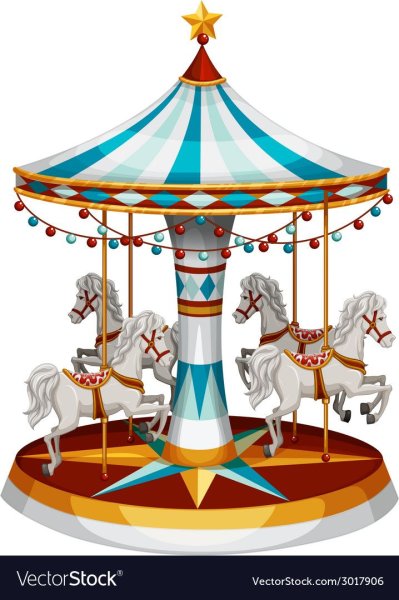 Карусель детская цирк с лошадками