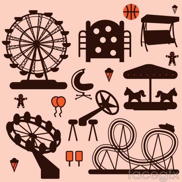Аттракционы силуэт