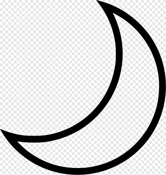 Полумесяц контур