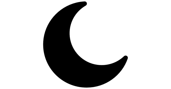 Луна месяц силуэт