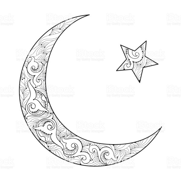 Месяц орнамент