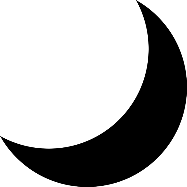 Полумесяц без фона