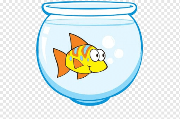 Мультяшная рыбка в аквариуме