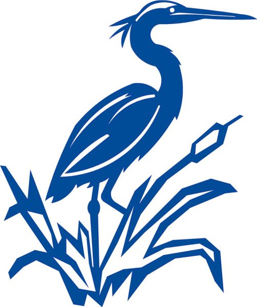 Цапля для вырезания