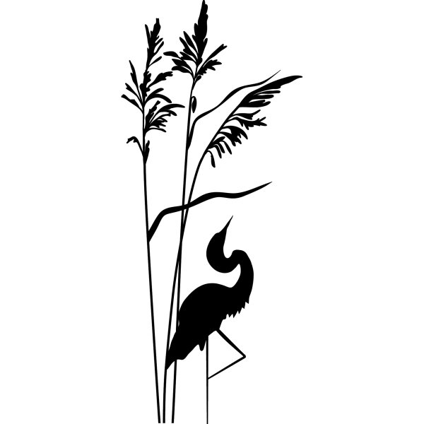 Графическое изображение Цапли