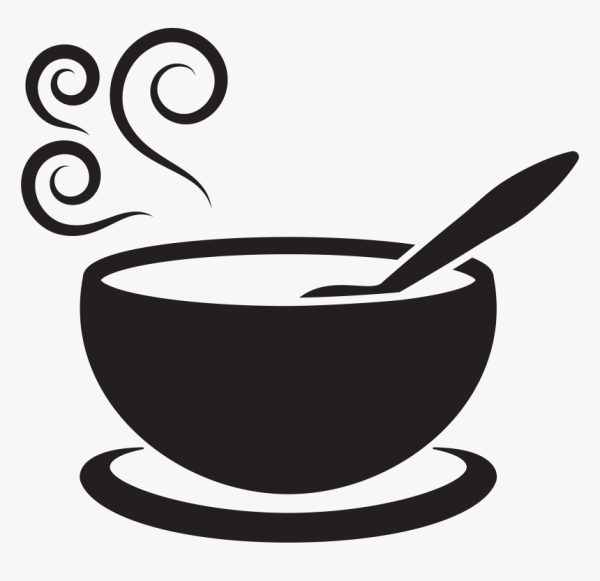 Суп вектор силуэт