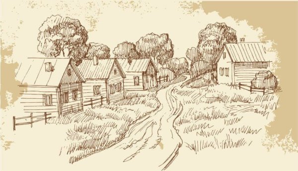 Зарисовки сельской местности