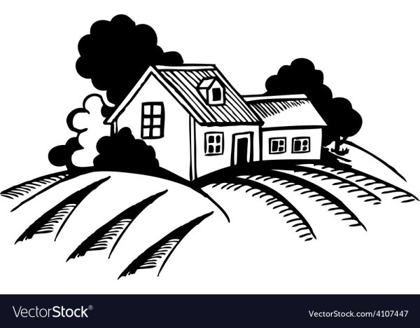 Деревня вектор