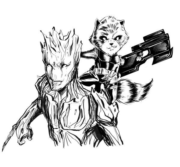 Ракета и Грут Леон