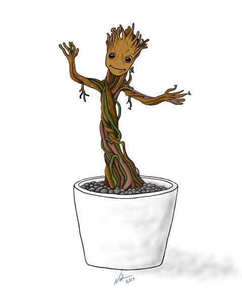 Малыш Грут арт