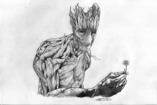 Рисунки Марвел Грут