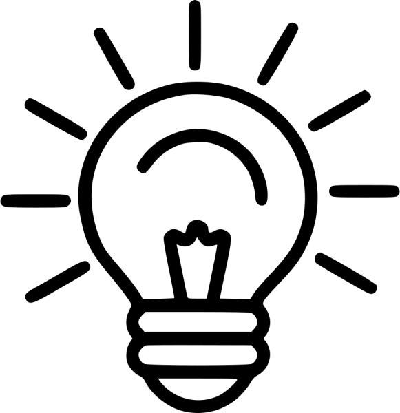 Лампочка значок