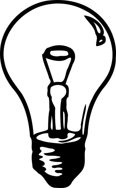 Лампочка контур