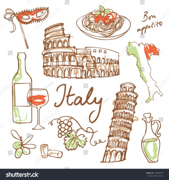 Рисунки связанные с Италией