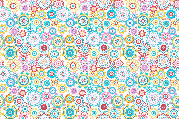 Яркий орнамент