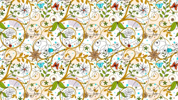 Красивый мелкий орнамент