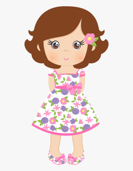 Векторная девочка