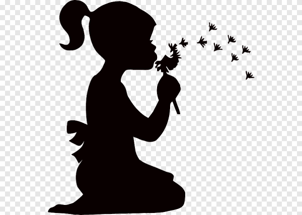 Силуэт девушки