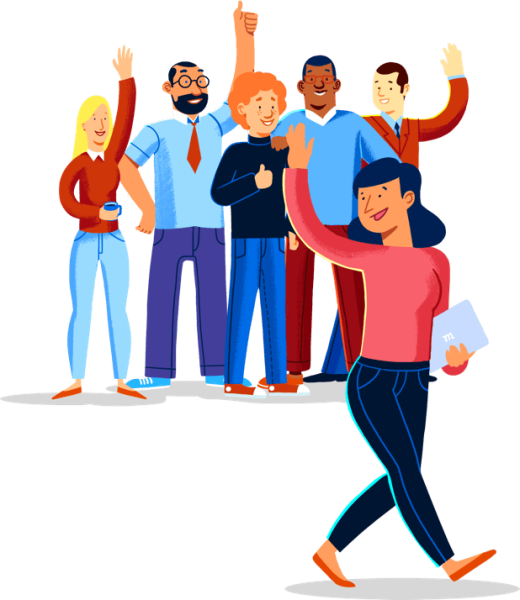 Коллектив иллюстрация