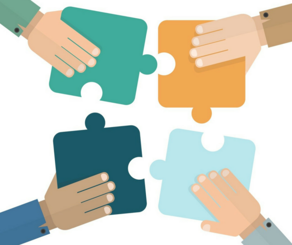 Векторная иллюстрация коллектив