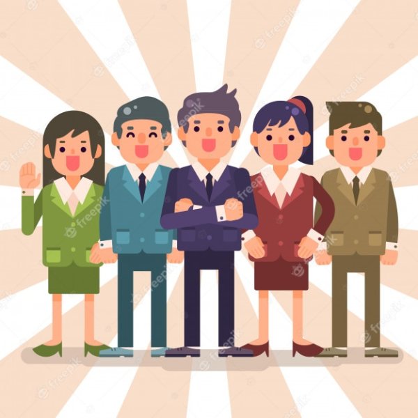 Группа людей анимация