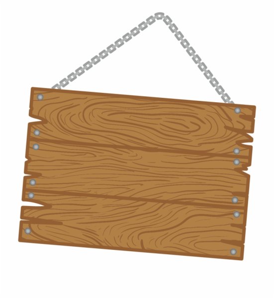 Деревянная доска вывеска