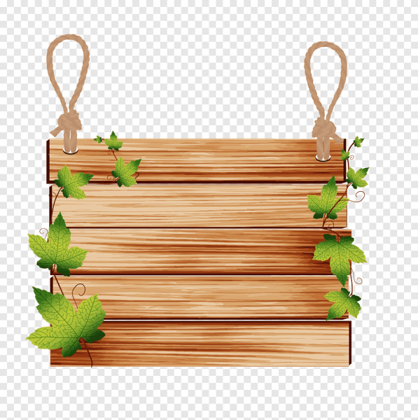 Деревянная табличка