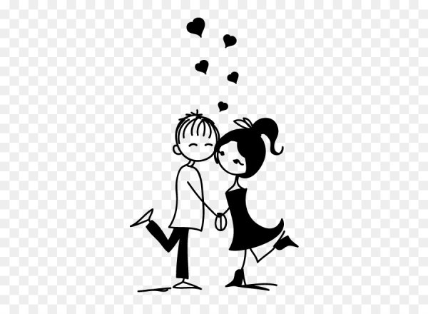 Влюбленные вектор