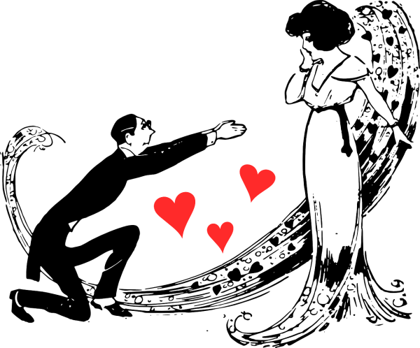 Любовь векторный клипарт