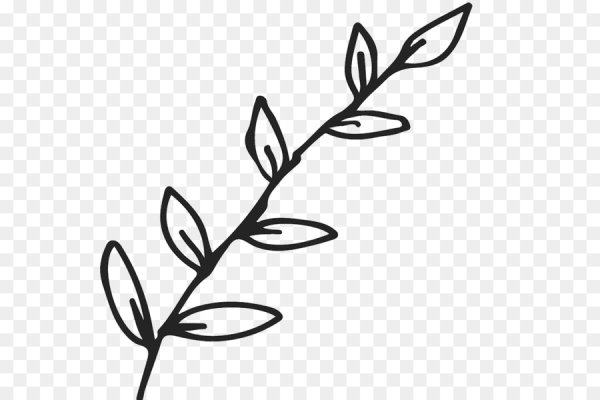 Веточка нарисованная