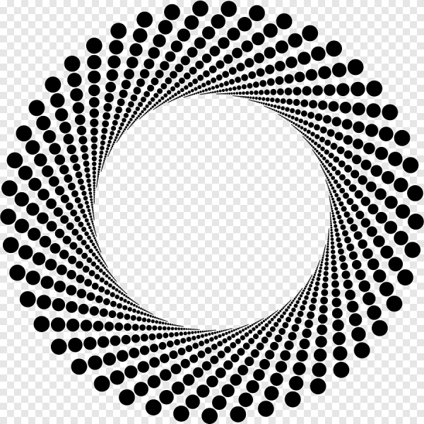 Векторные круги на прозрачном фоне