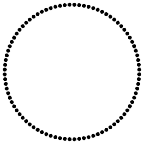 Круглая обводка