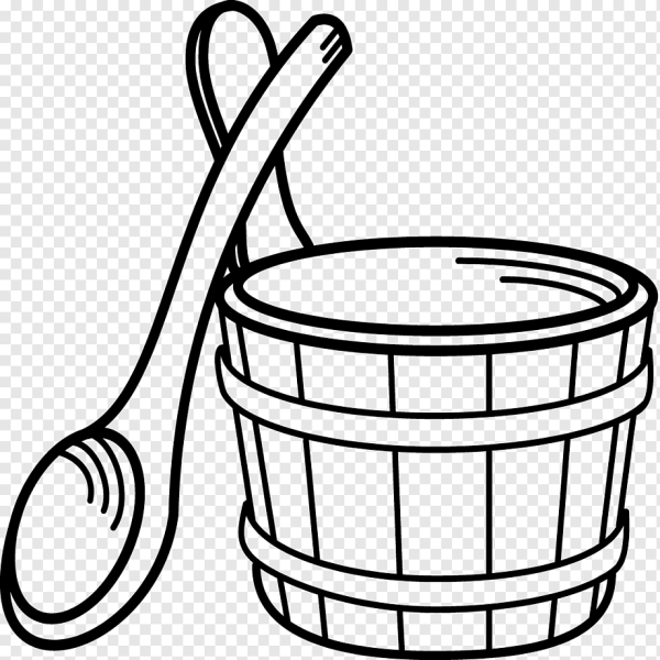 Банные принадлежности раскраска