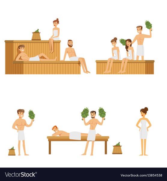 Сауна векторный клипарт