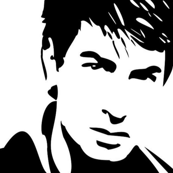 Силуэт лица мужчины