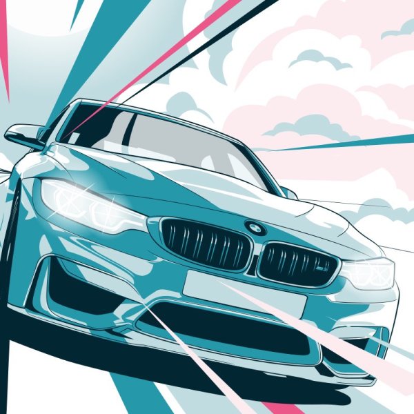 Векторная Графика автомобили