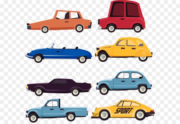 Машина сбоку флэт