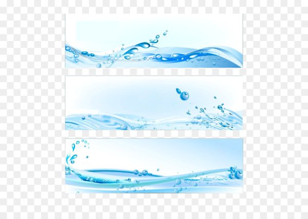 Вода векторное изображение