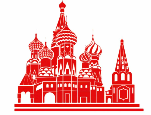 Собор Василия Блаженного силуэт