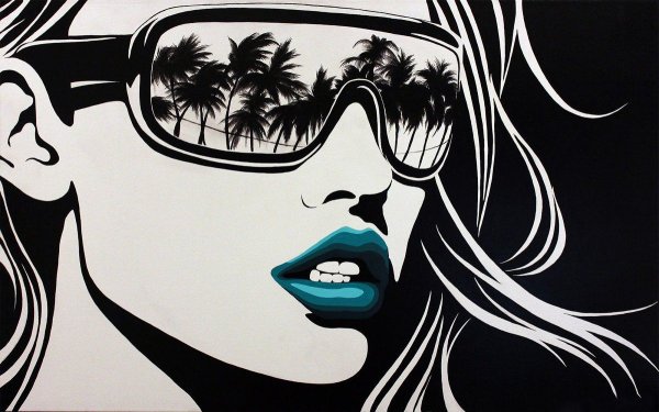 Черно белые картины