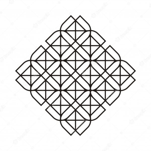 Узоры в виде ромба