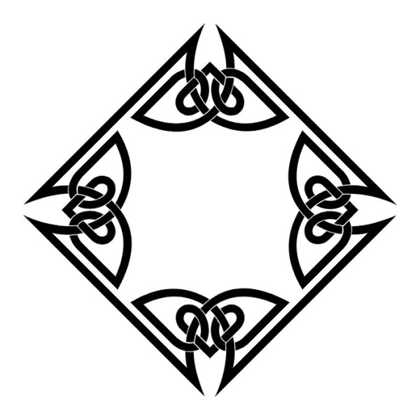 Орнамент ромбики