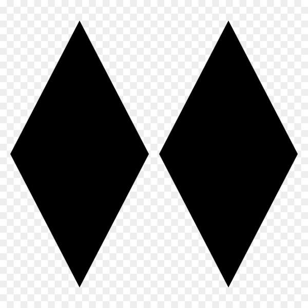 Черный ромб