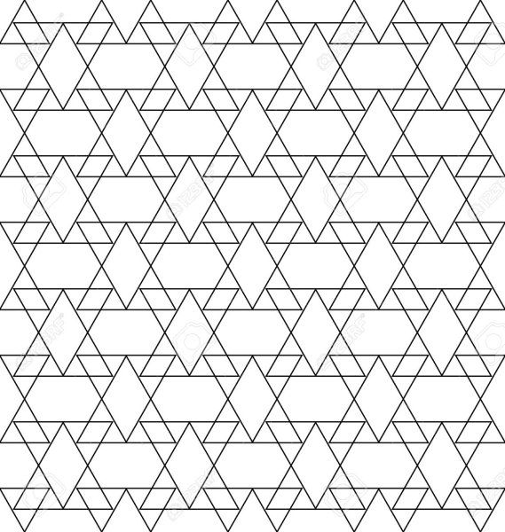 Геометрический узор ромбы