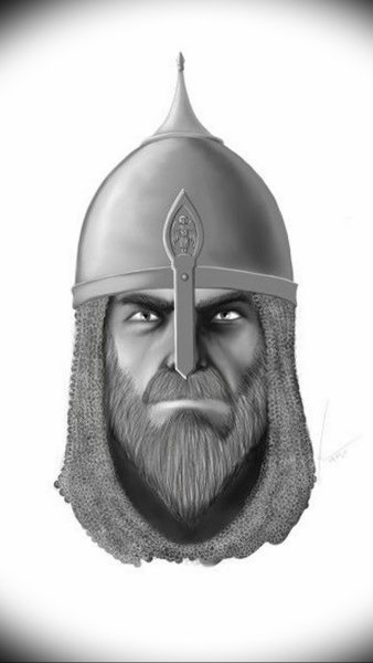 Лицо русского воина