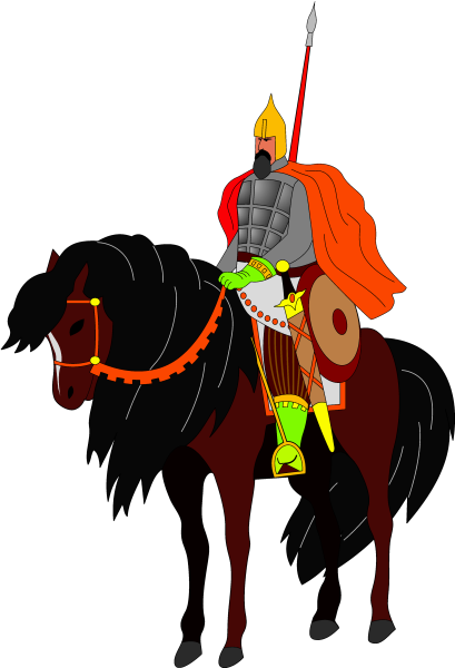 Богатырь на коне